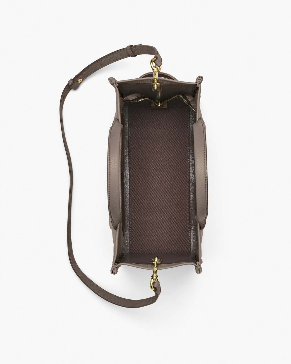 The Leather Medium Tote Bag Cement - Marc Jacobs