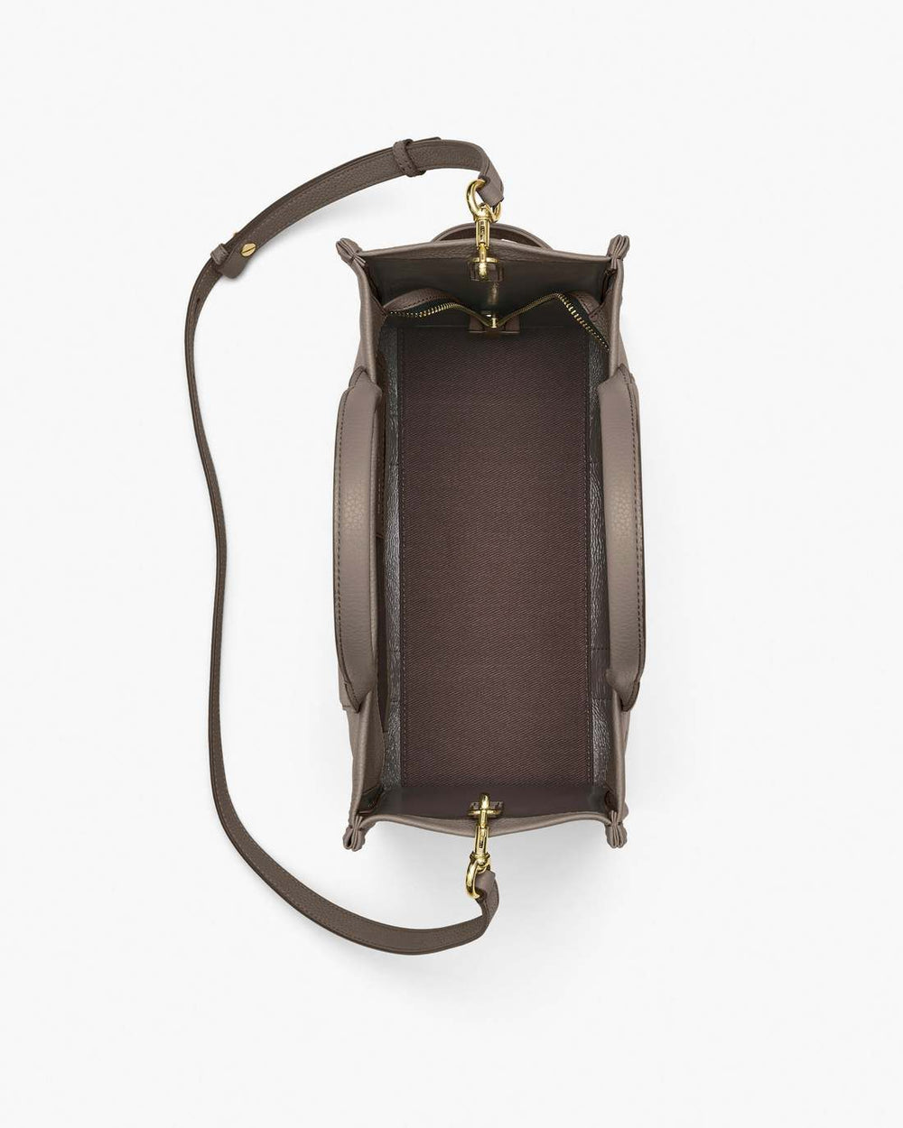 The Leather Medium Tote Bag Cement - Marc Jacobs