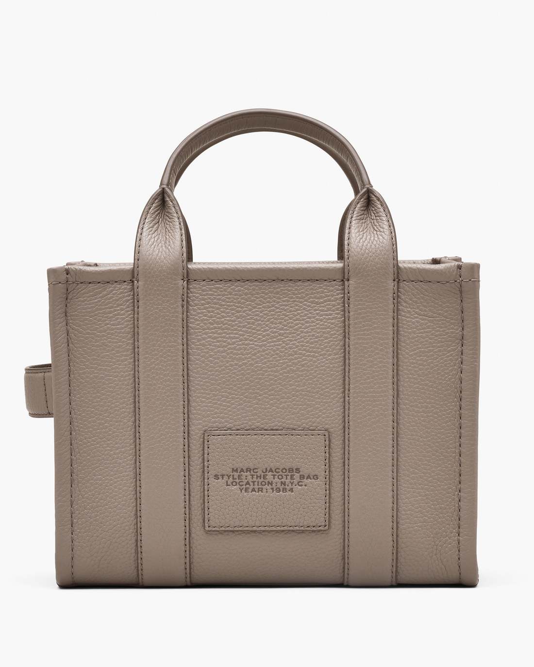 The Leather Small Tote Bag Cement - Marc Jacobs