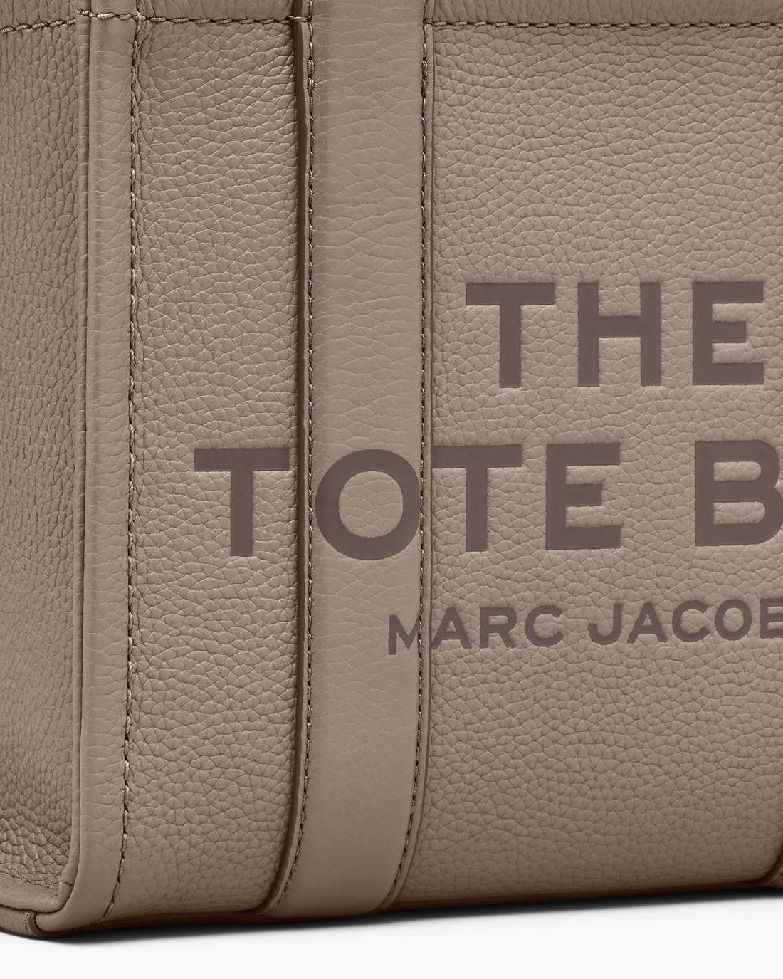 The Leather Small Tote Bag Cement - Marc Jacobs