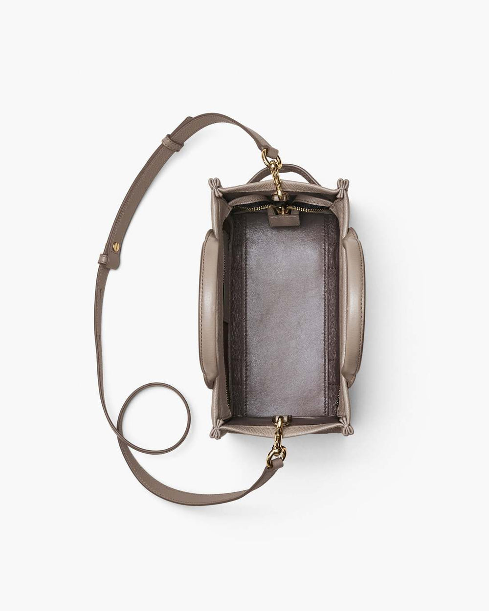 The Leather Small Tote Bag Cement - Marc Jacobs