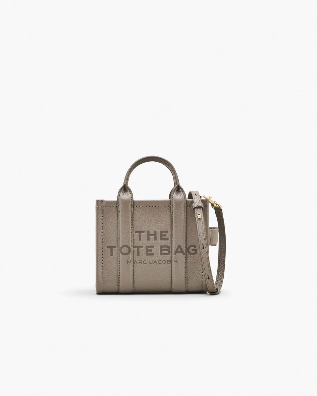 The Leather Crossbody Tote Bag Cement - Marc Jacobs