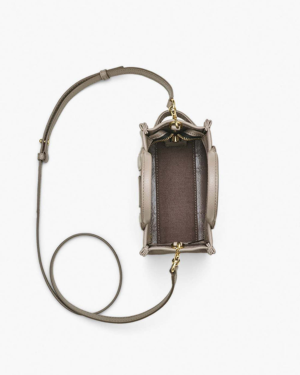 The Leather Crossbody Tote Bag Cement - Marc Jacobs