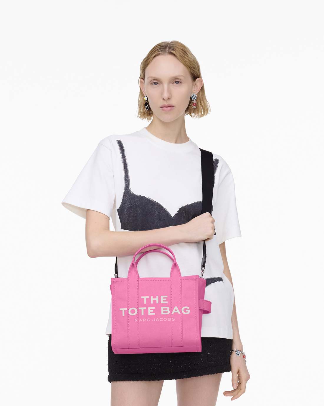 The Canvas Small Tote Bag Bow Pink - Marc Jacobs