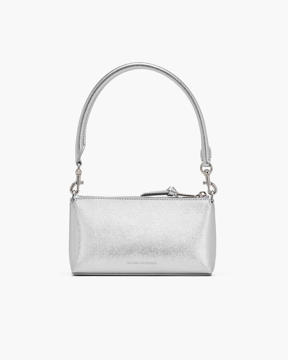 The Metallic Snapshot Convertible Shoulder Bag Silver - Marc Jacobs