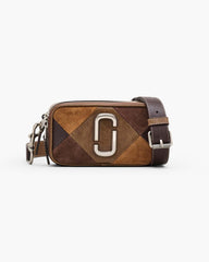 The Suede Patchwork Snapshot Brown Multi - Marc Jacobs