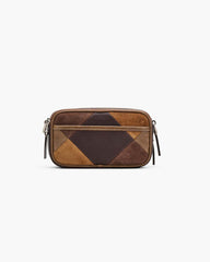 The Suede Patchwork Snapshot Brown Multi - Marc Jacobs