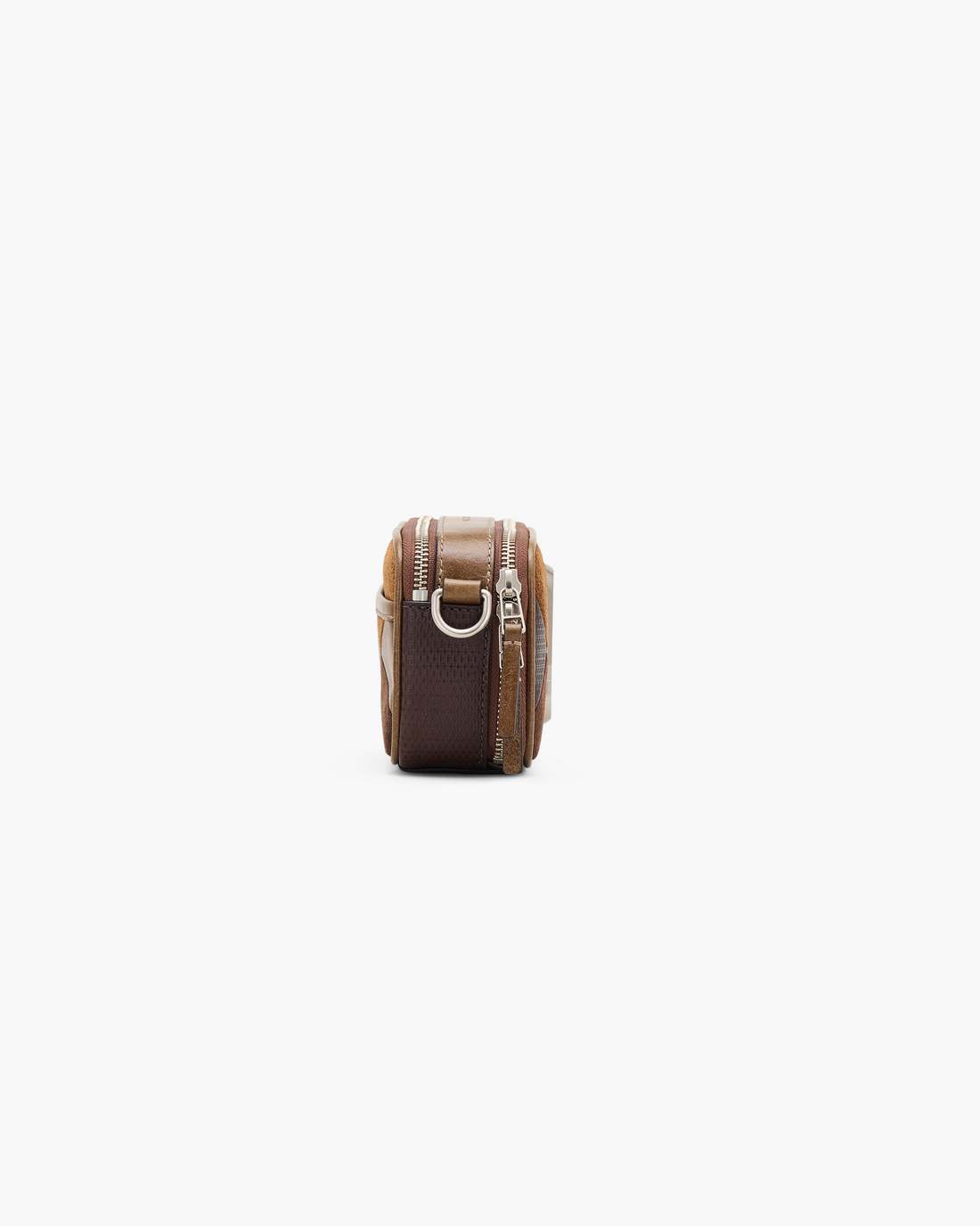 The Suede Patchwork Snapshot Brown Multi - Marc Jacobs