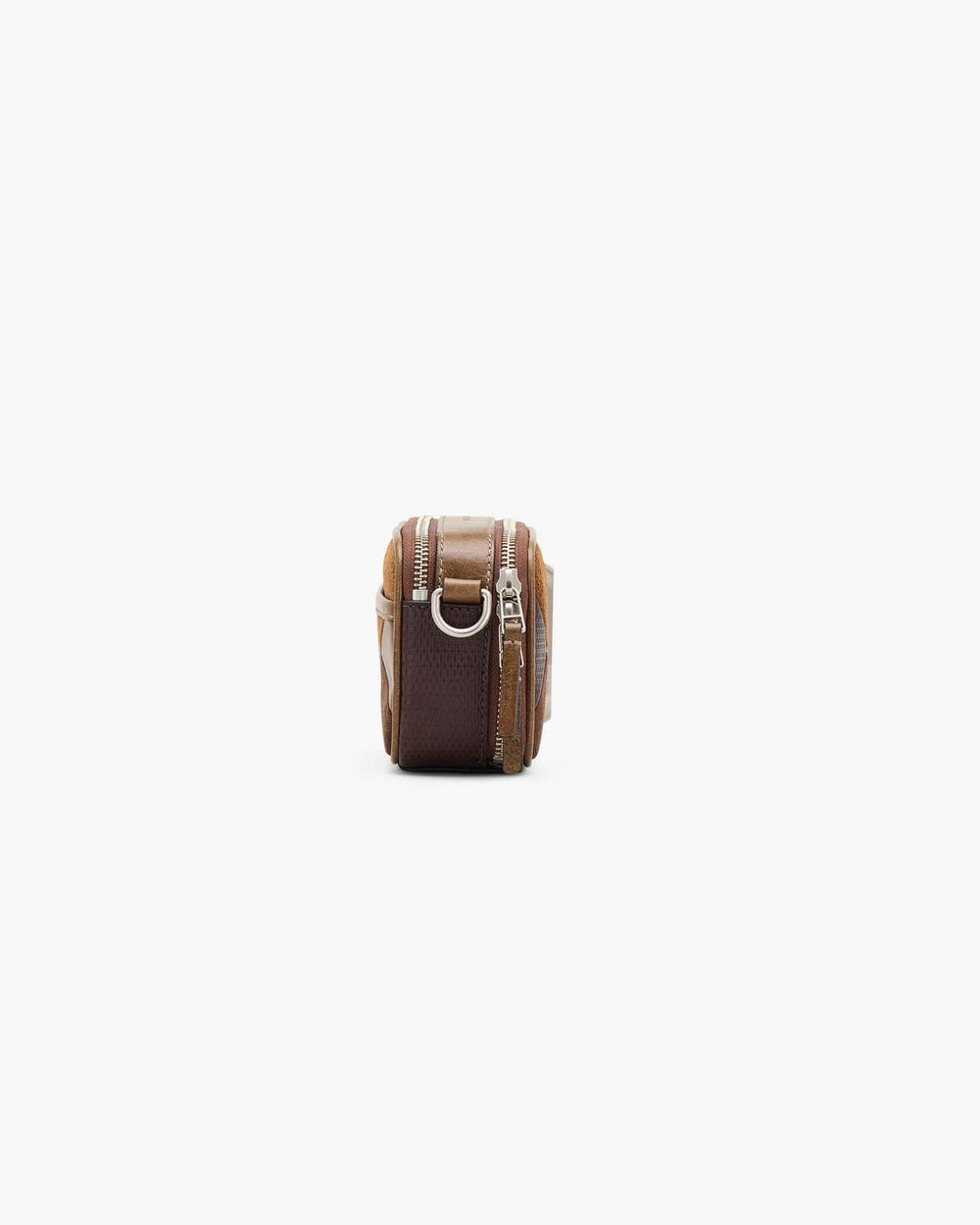 The Suede Patchwork Snapshot Brown Multi - Marc Jacobs