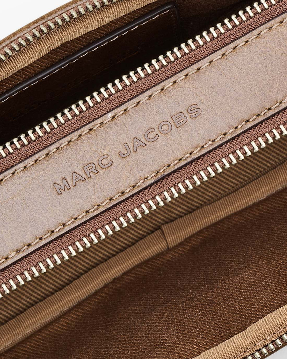 The Suede Patchwork Snapshot Brown Multi - Marc Jacobs