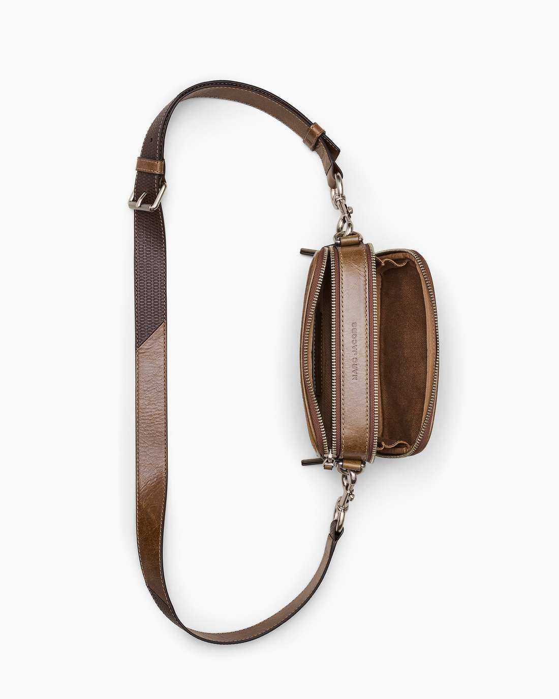The Suede Patchwork Snapshot Brown Multi - Marc Jacobs