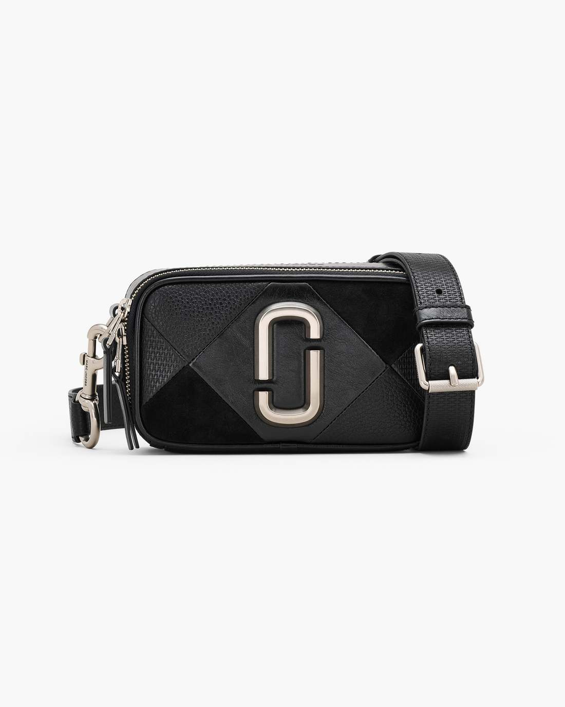 The Suede Patchwork Snapshot Black Multi - Marc Jacobs