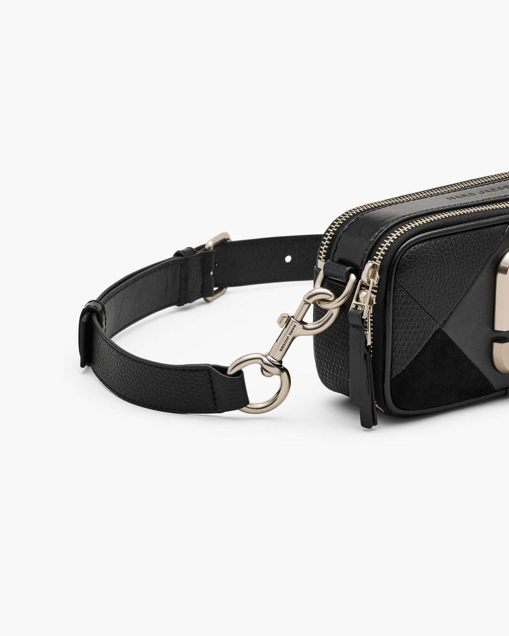 The Suede Patchwork Snapshot Black Multi - Marc Jacobs
