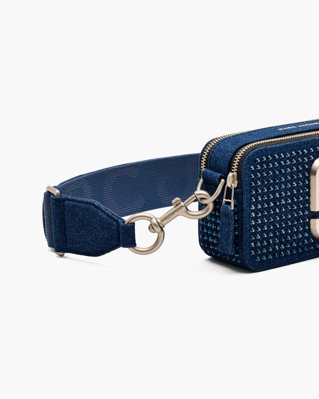 The Crystal Denim Snapshot Dark Wash Crystal - Marc Jacobs