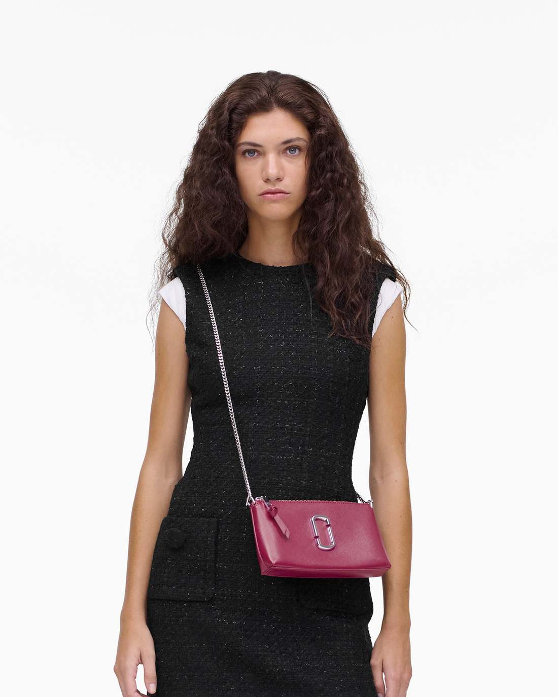 The Snapshot Convertible Shoulder Bag Lipgloss Pink - Marc Jacobs