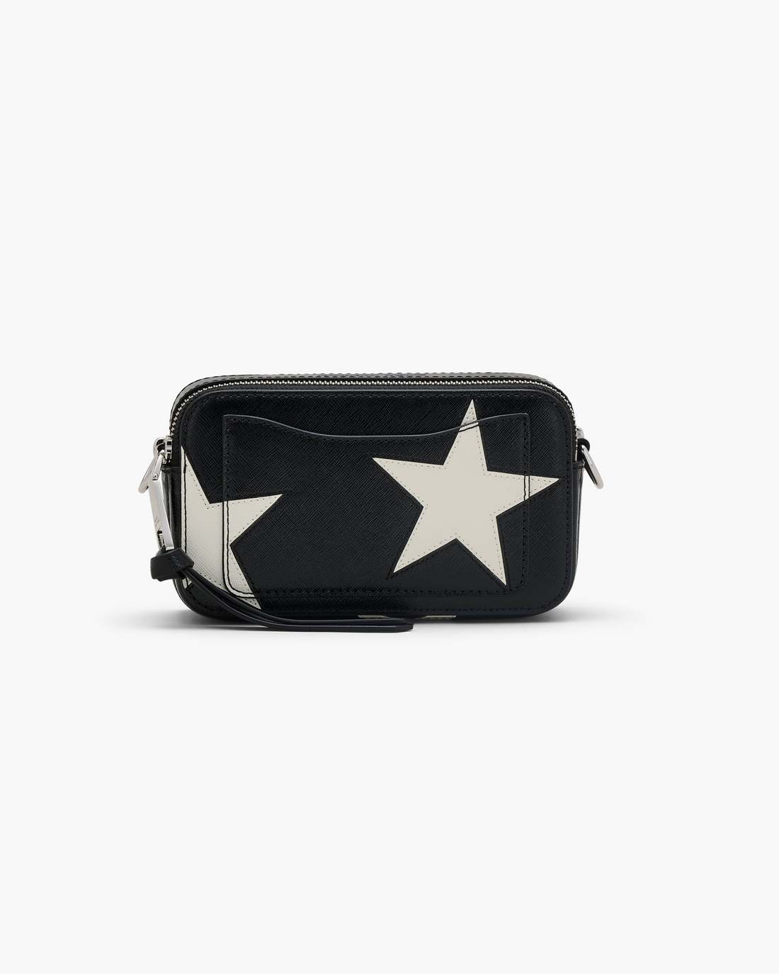 The Star Patchwork Leather Snapshot Black/White - Marc Jacobs