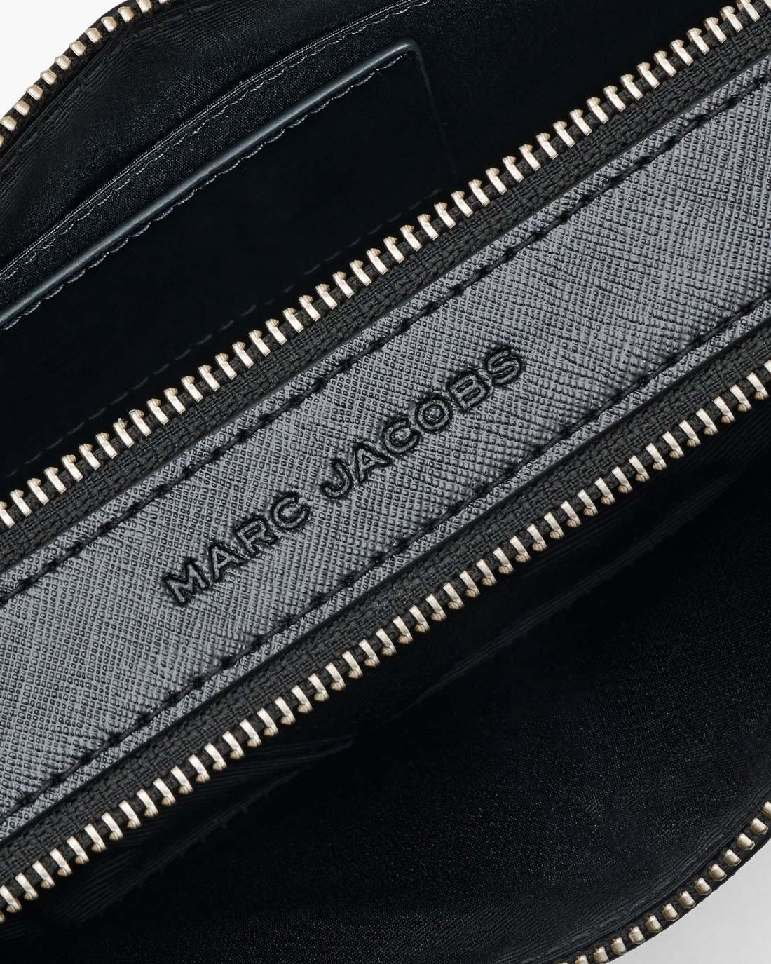 The Star Patchwork Leather Snapshot Black/White - Marc Jacobs