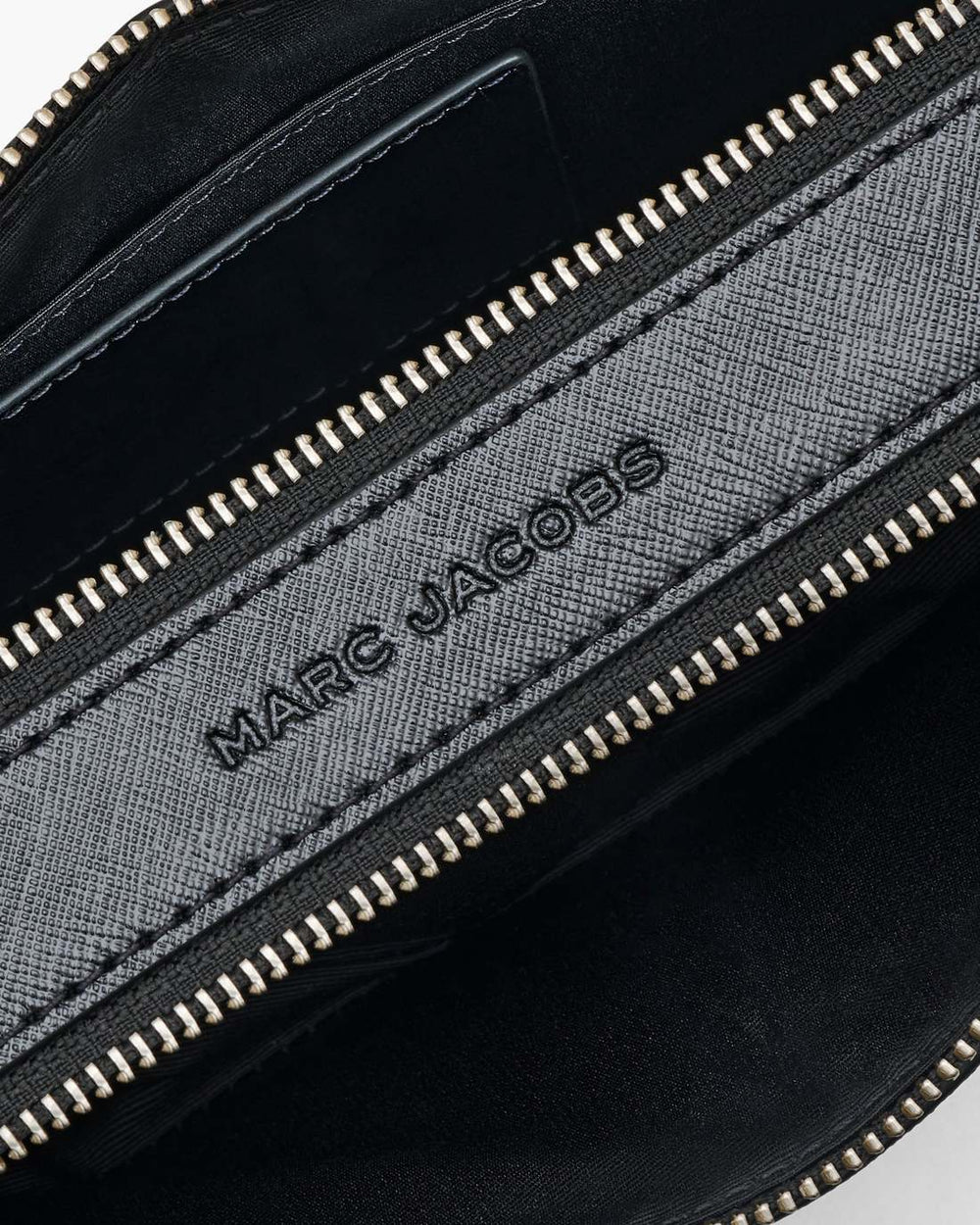 The Star Patchwork Leather Snapshot Black/White - Marc Jacobs