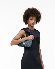 The Quilted Denim Snapshot Convertible Shoulder Bag Light Wash Indigo - Marc Jacobs