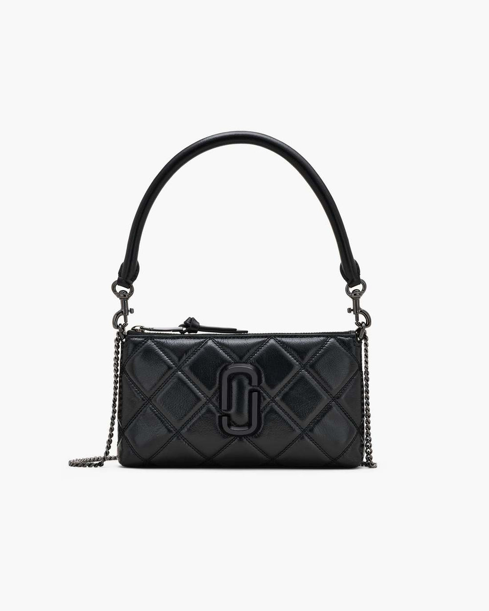 The Quilted Snapshot Convertible Shoulder Bag Black - Marc Jacobs