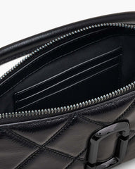 The Quilted Snapshot Convertible Shoulder Bag Black - Marc Jacobs