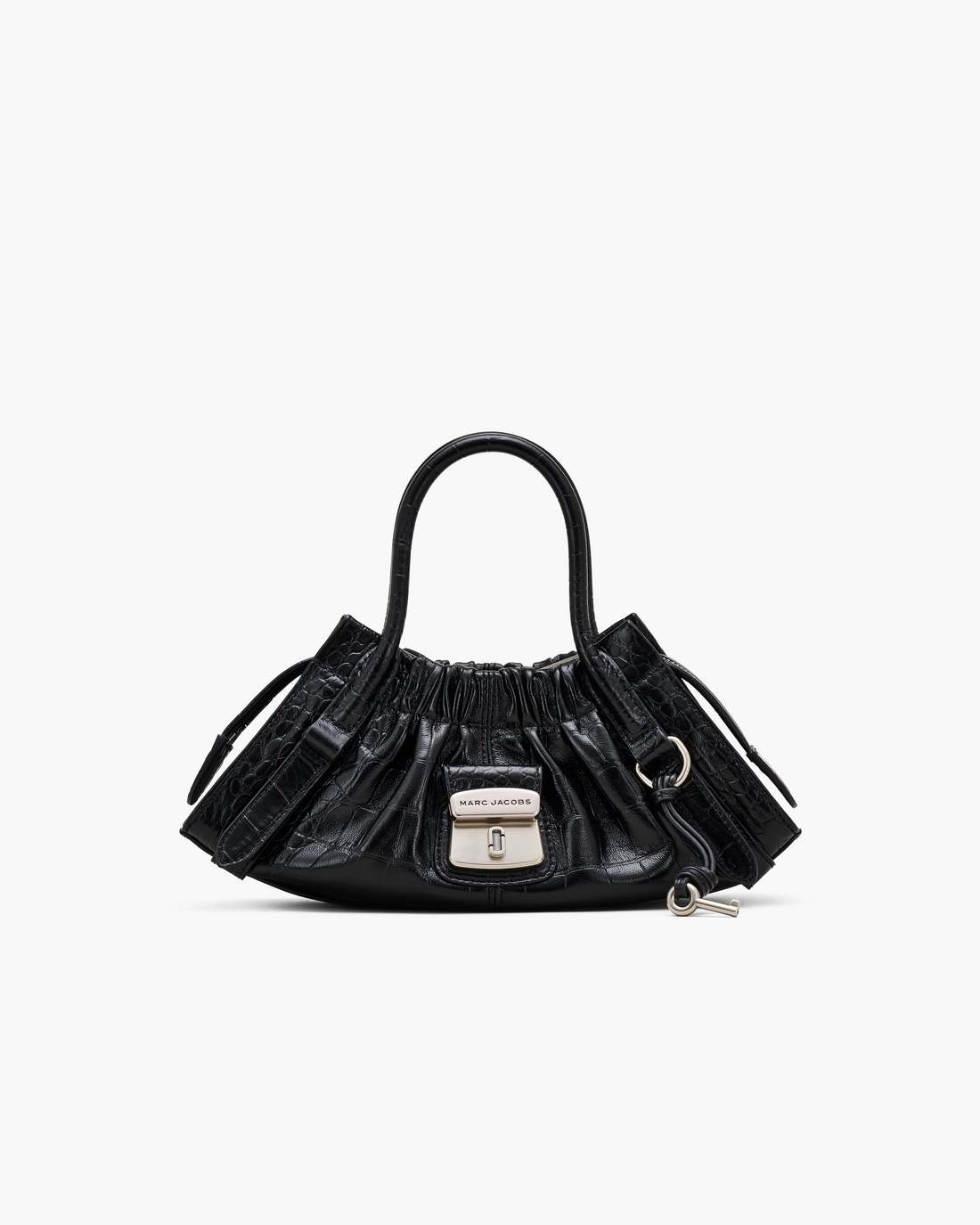 The Croc Cristina Small Satchel Black - Marc Jacobs