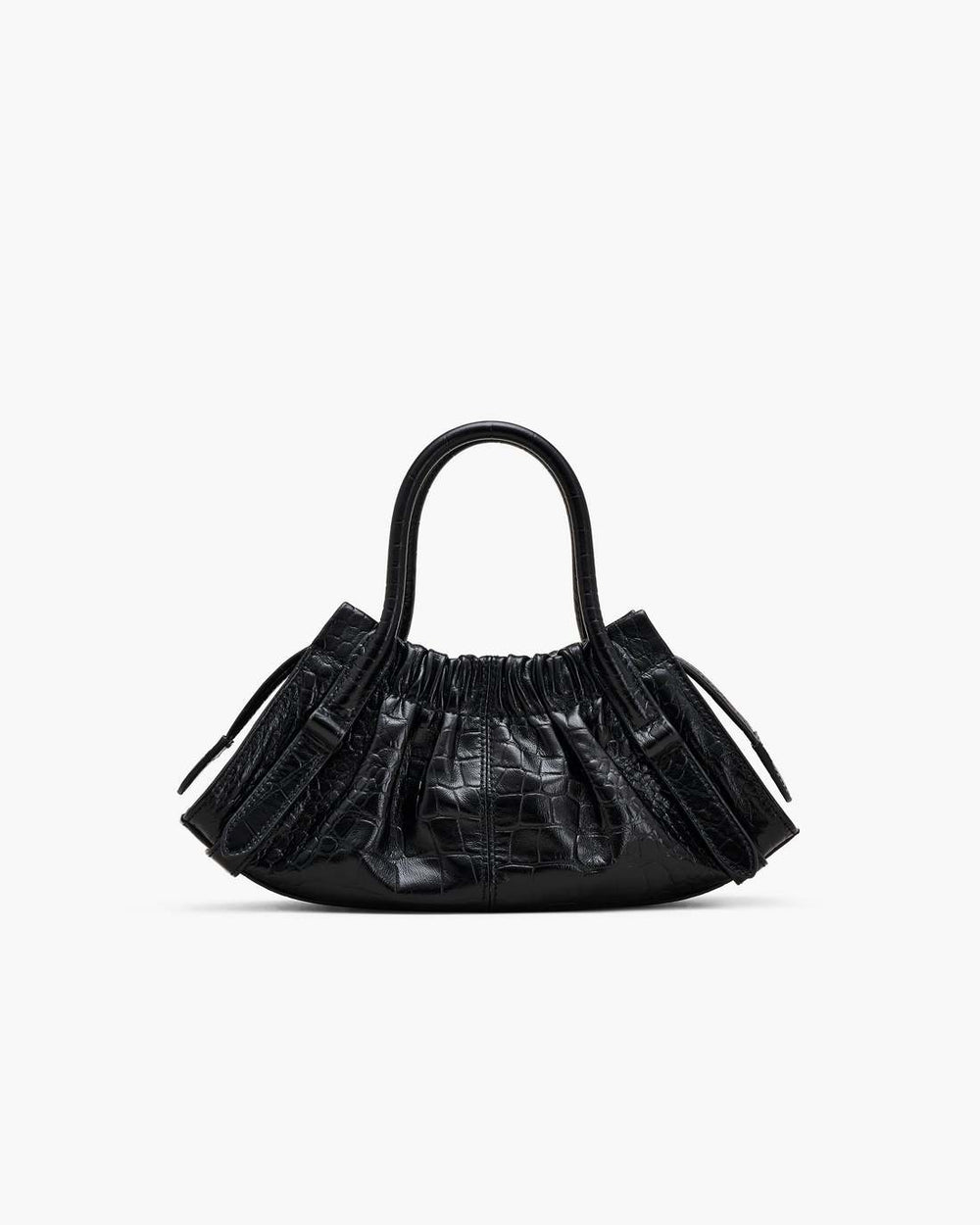 The Croc Cristina Small Satchel Black - Marc Jacobs