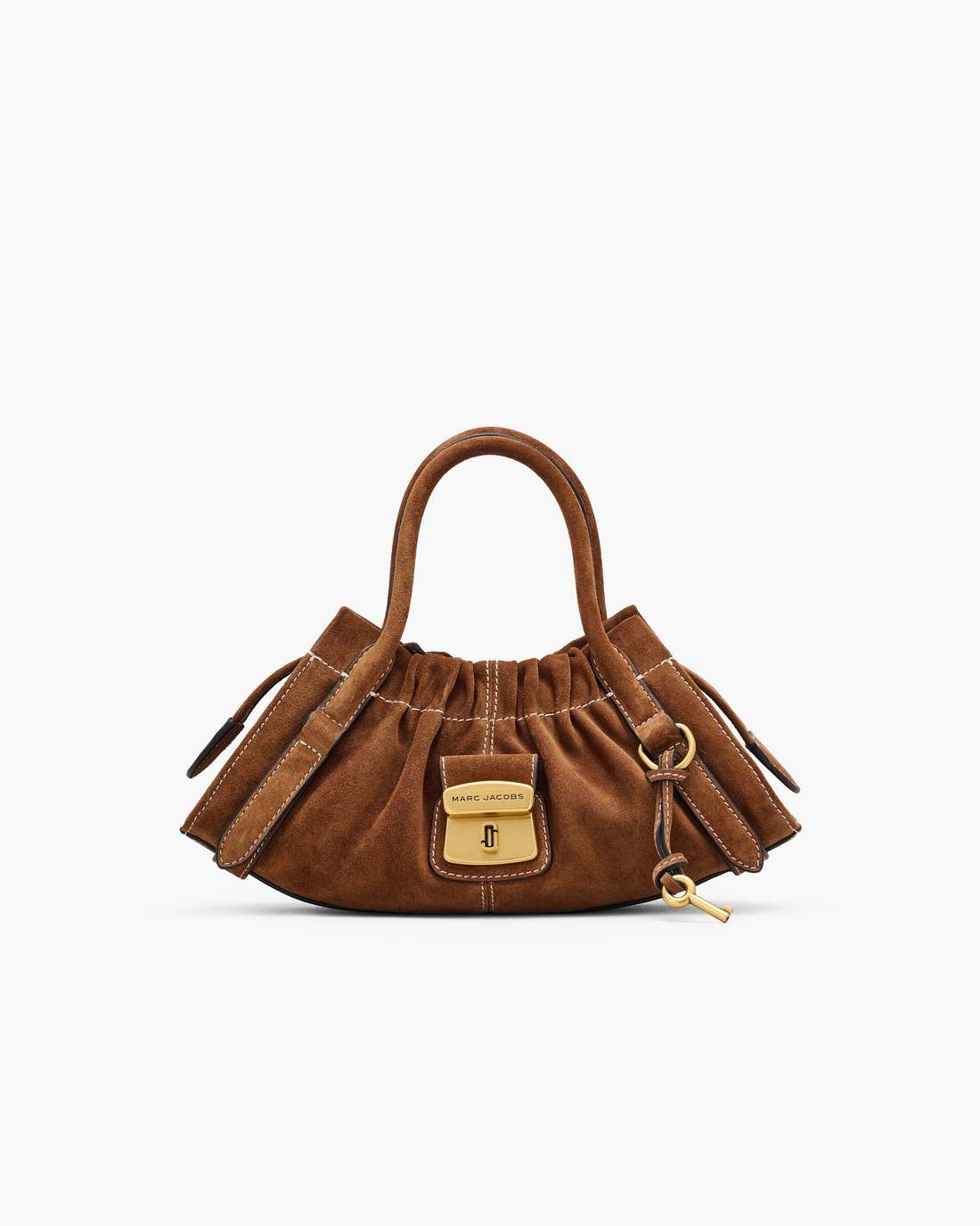 The Suede Cristina Small Satchel Copper - Marc Jacobs