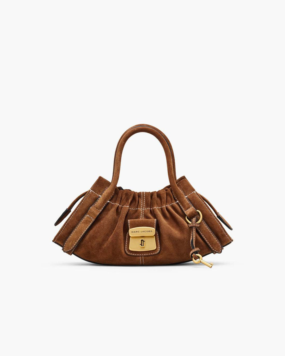 The Suede Cristina Small Satchel Copper - Marc Jacobs