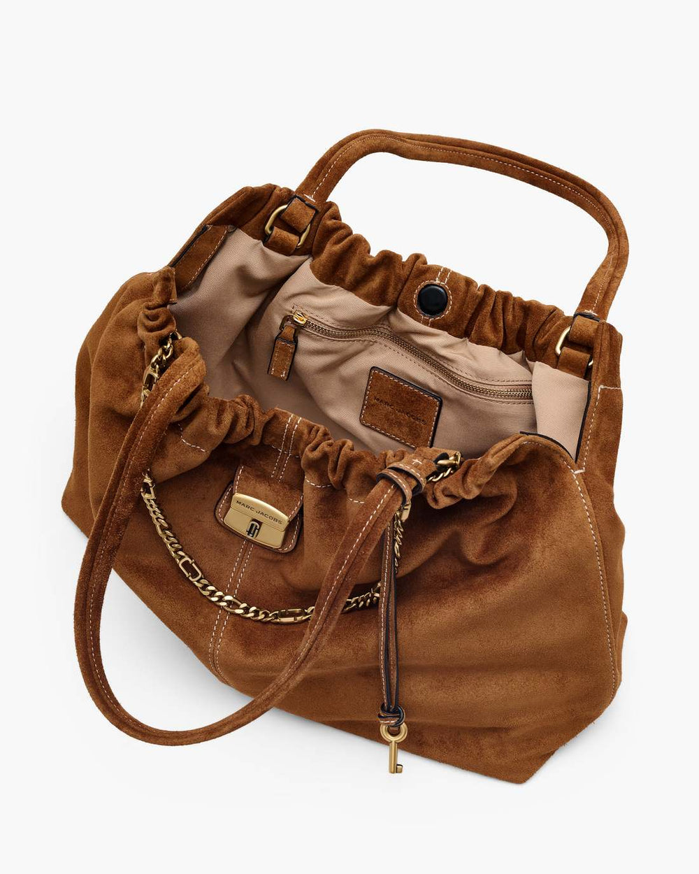 The Suede Cristina Tote Copper - Marc Jacobs