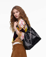 The Croc Cristina Tote Black - Marc Jacobs