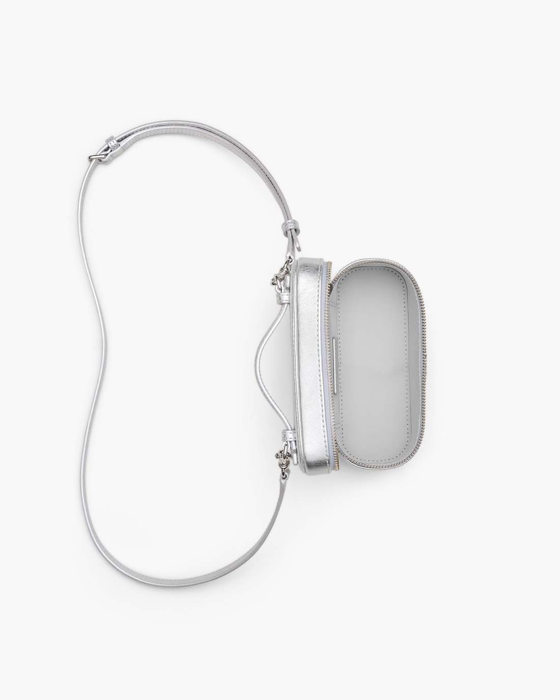 The Metallic Everyday Vanity Bag Silver - Marc Jacobs
