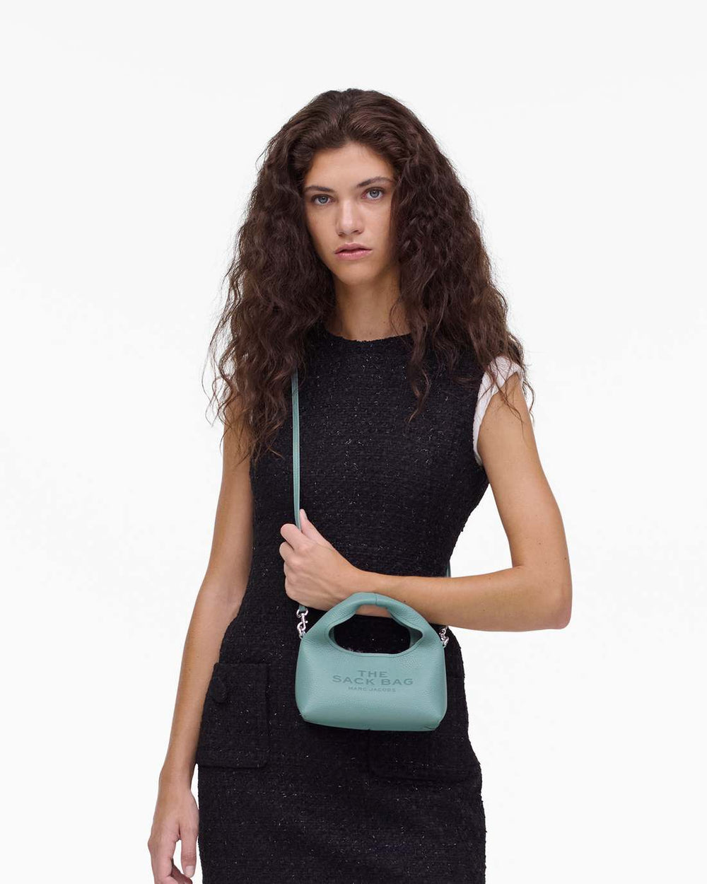 The Micro Crossbody Sack Bag Sky Blue - Marc Jacobs