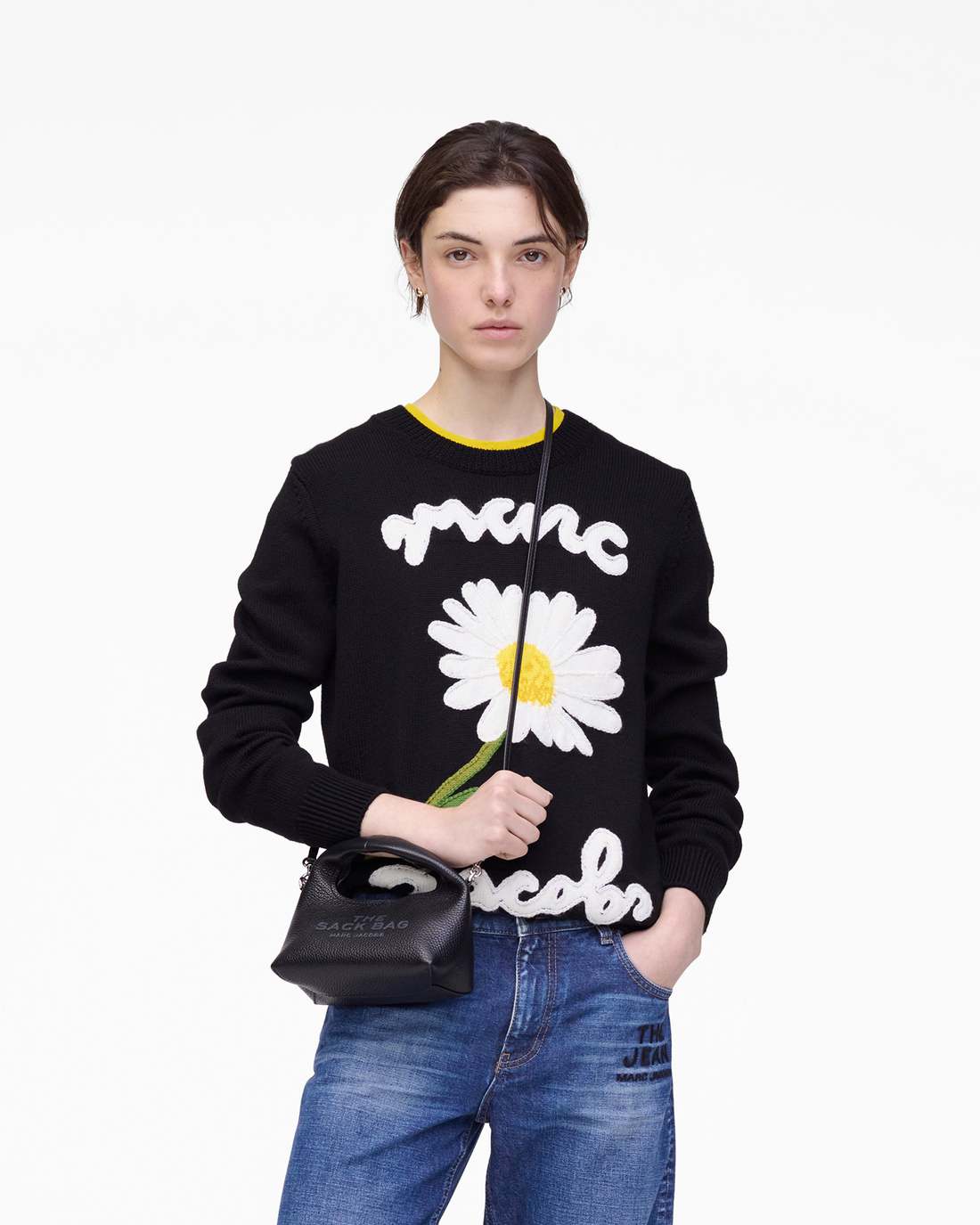 The Micro Crossbody Sack Bag Black - Marc Jacobs