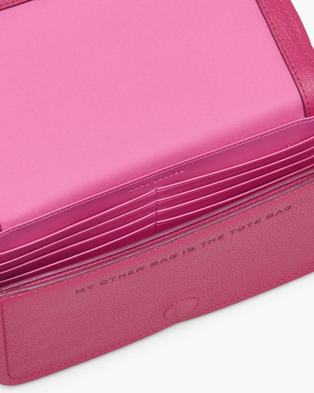The Leather Mini Bag Raspberry Pink - Marc Jacobs