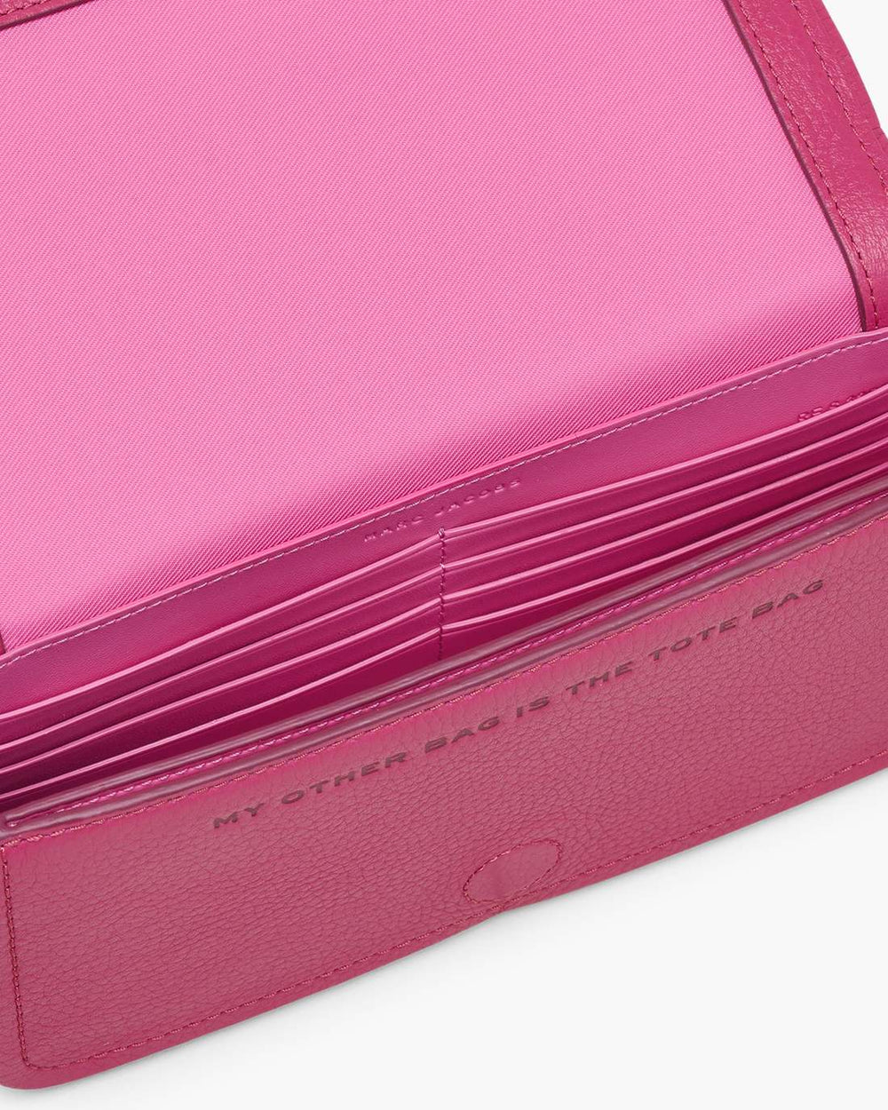 The Leather Mini Bag Raspberry Pink - Marc Jacobs