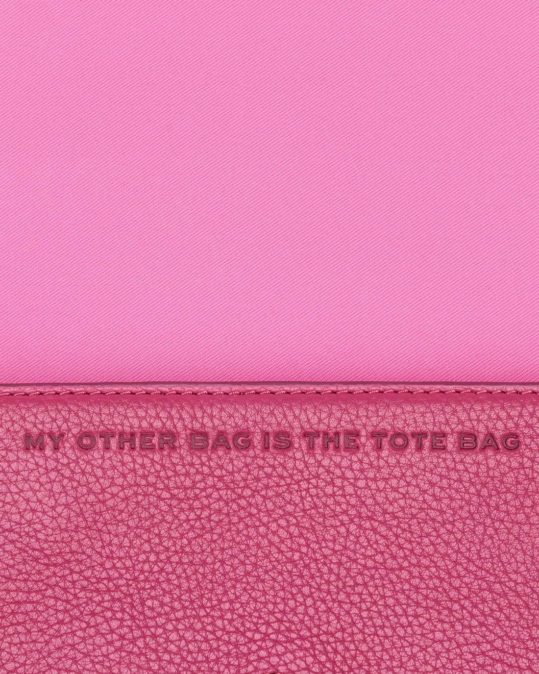 The Leather Mini Bag Raspberry Pink - Marc Jacobs