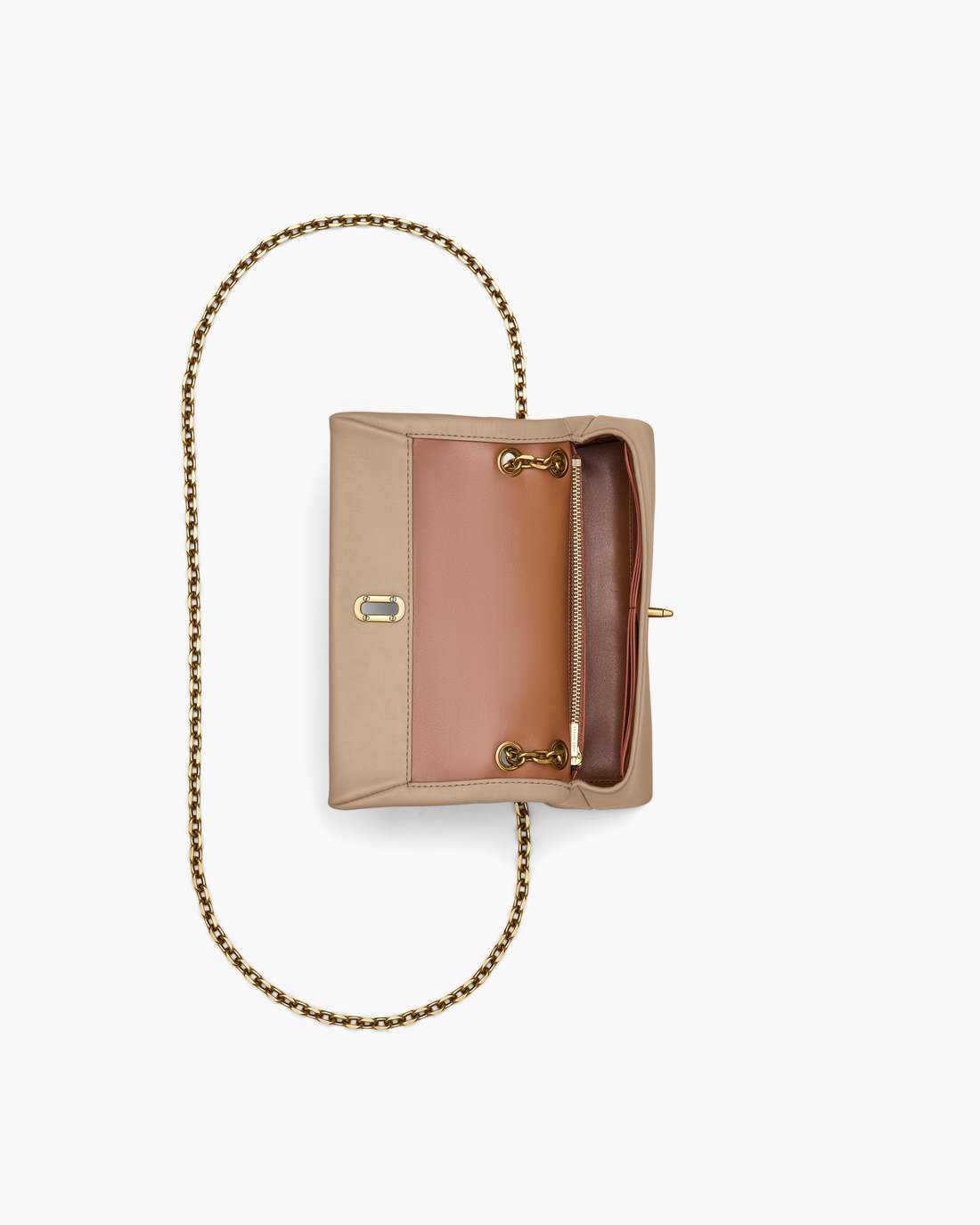 The Dual Chain Mini Bag Camel - Marc Jacobs