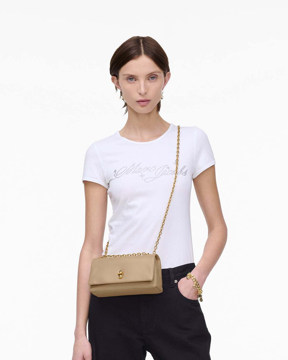 The Dual Chain Mini Bag Camel - Marc Jacobs
