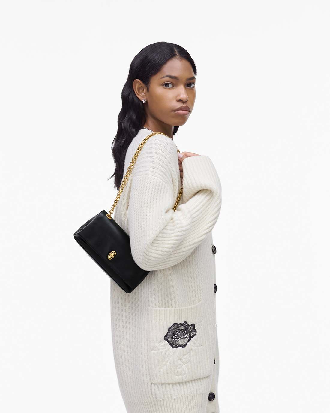 The Dual Chain Mini Bag Black - Marc Jacobs