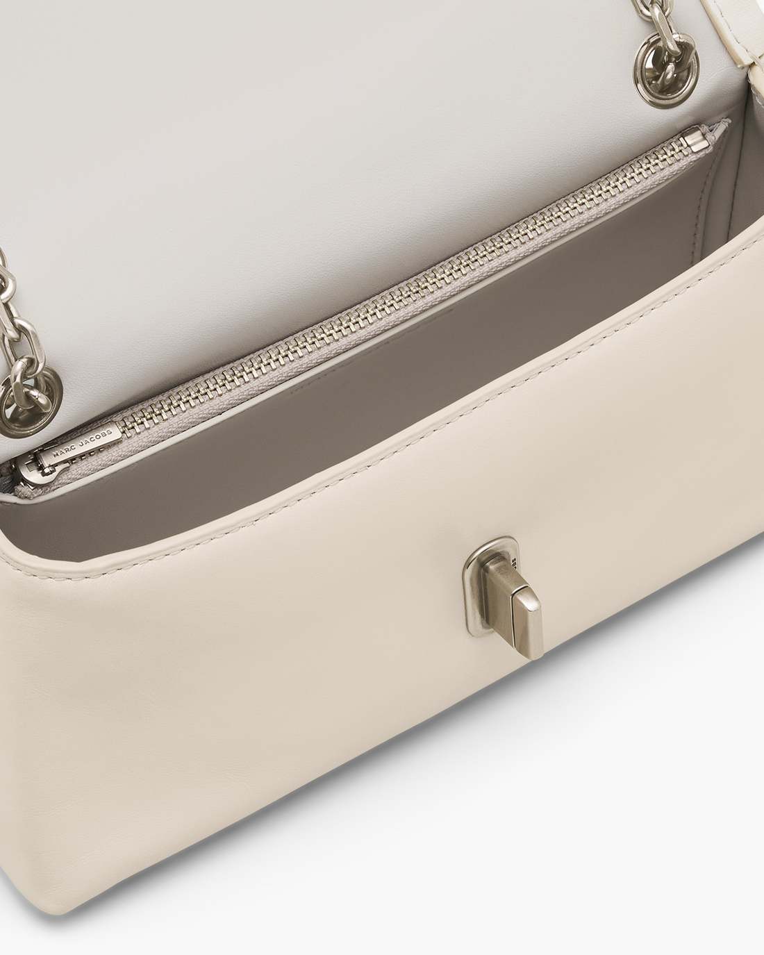 The Dual Chain Mini Bag Cloud White - Marc Jacobs