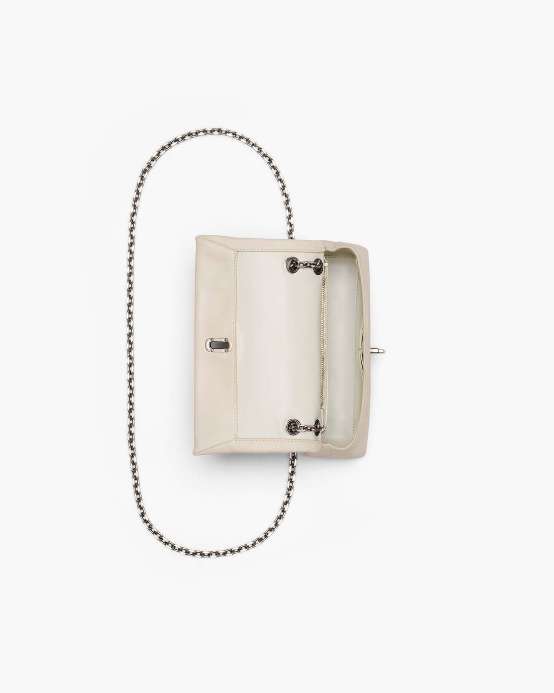 The Dual Chain Mini Bag Cloud White - Marc Jacobs
