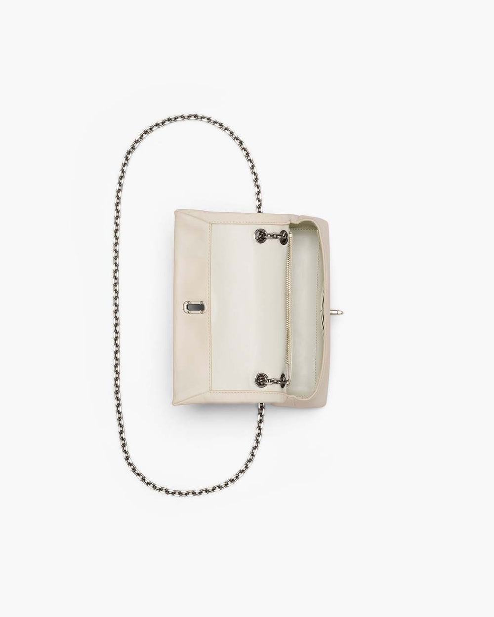 The Dual Chain Mini Bag Cloud White - Marc Jacobs