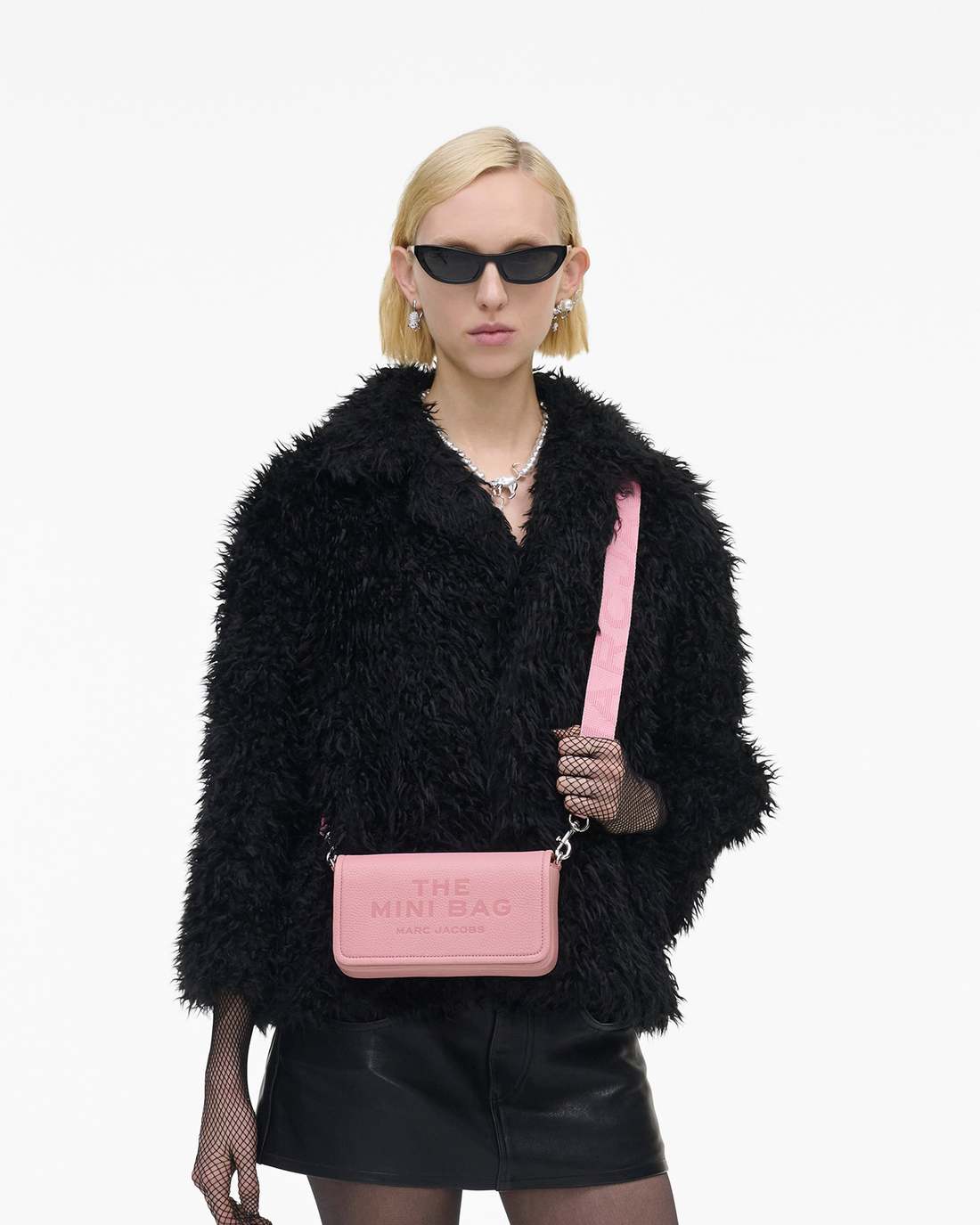 The Leather Mini Bag Ribbon Pink - Marc Jacobs