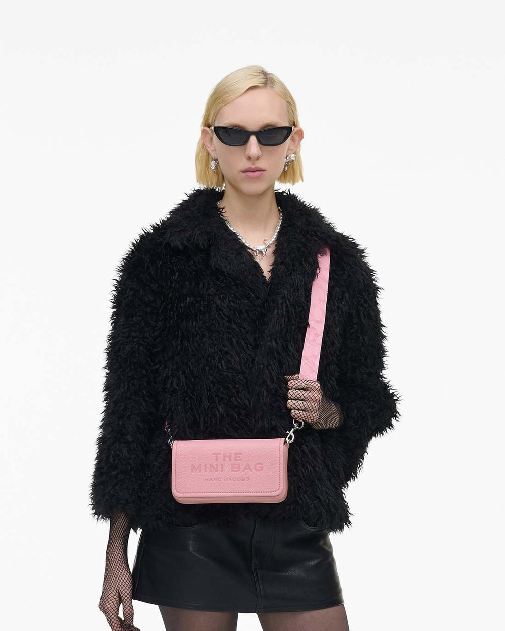 The Leather Mini Bag Ribbon Pink - Marc Jacobs