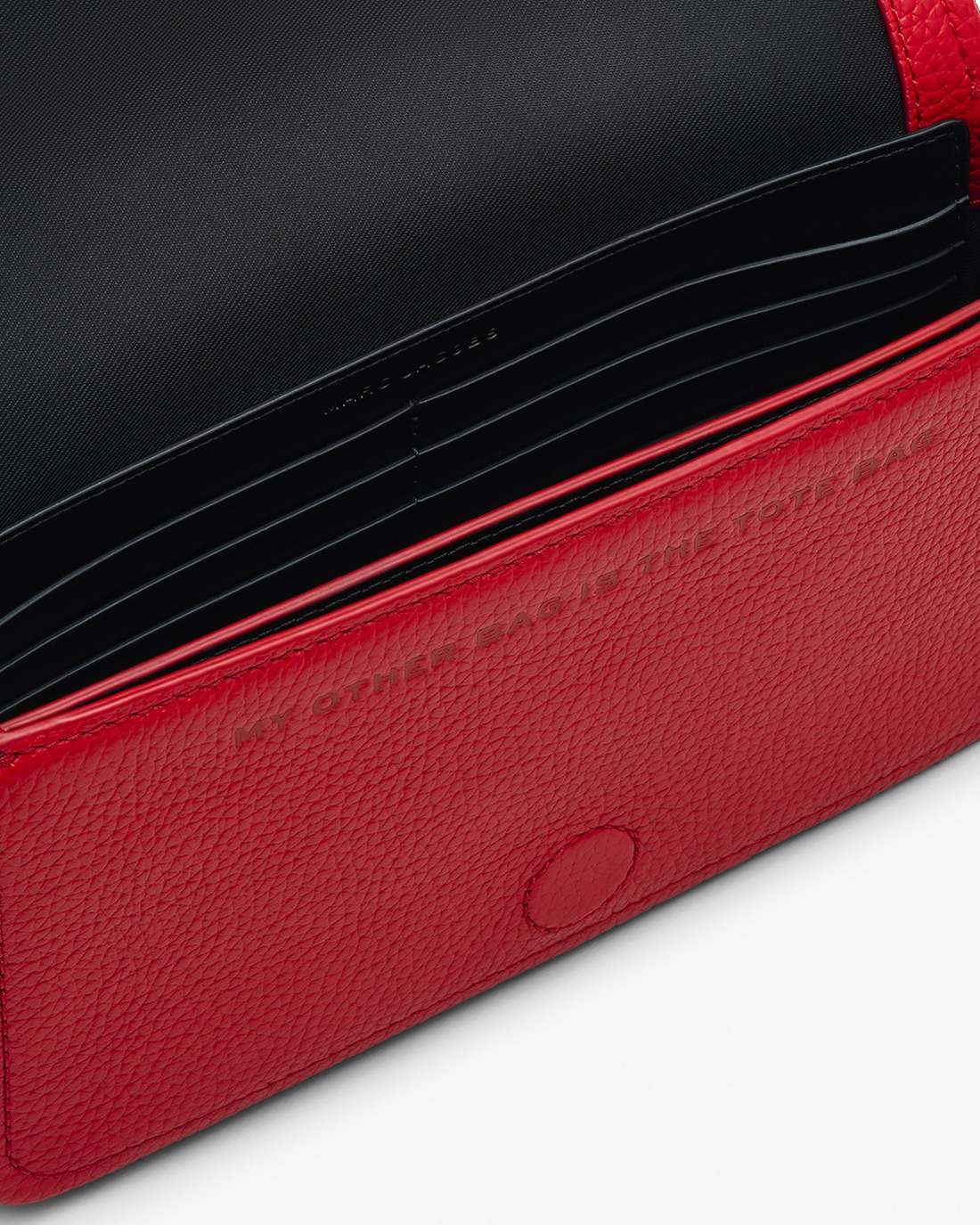 The Leather Mini Bag True Red - Marc Jacobs