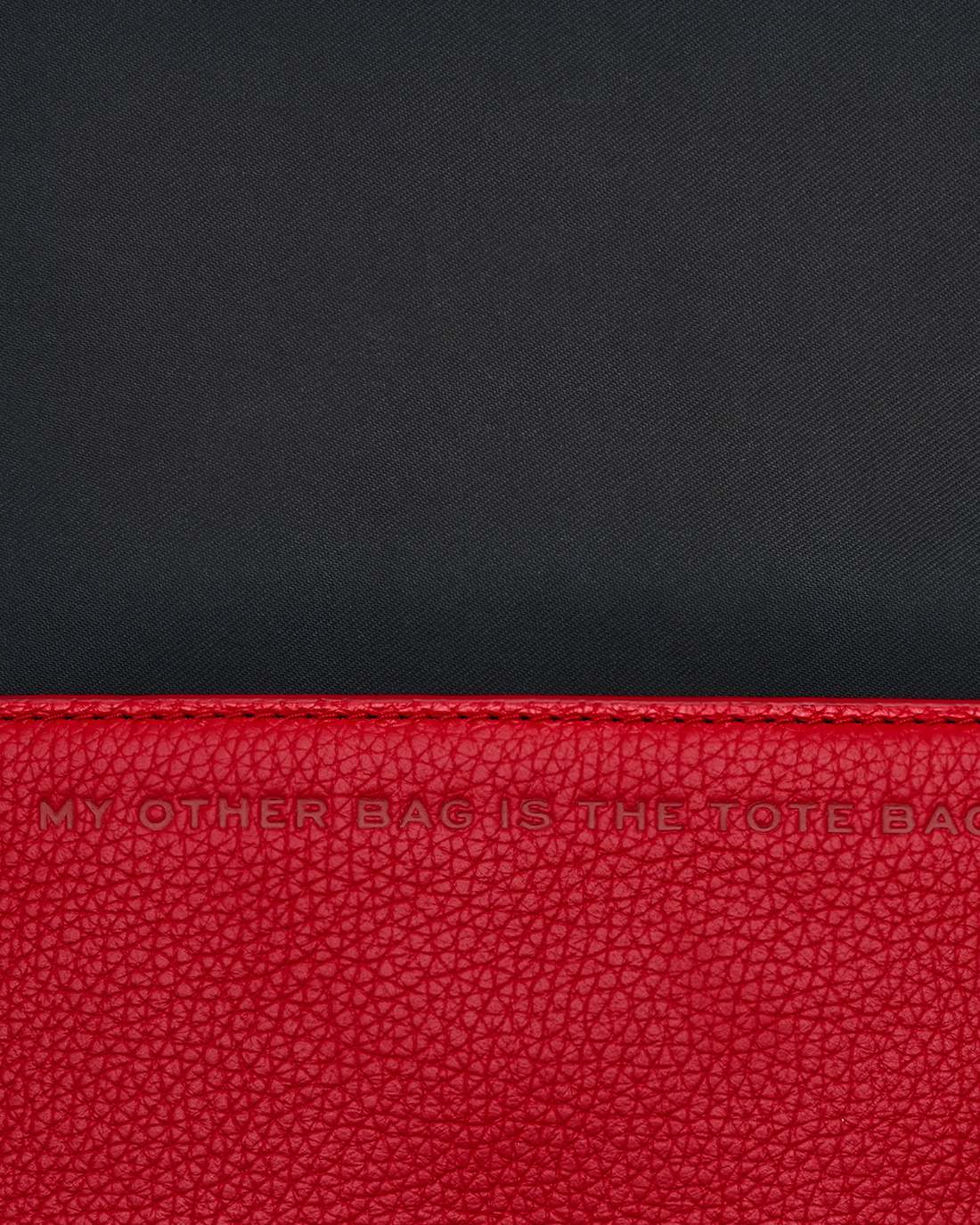 The Leather Mini Bag True Red - Marc Jacobs