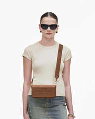 The Leather Mini Bag Argan Oil - Marc Jacobs