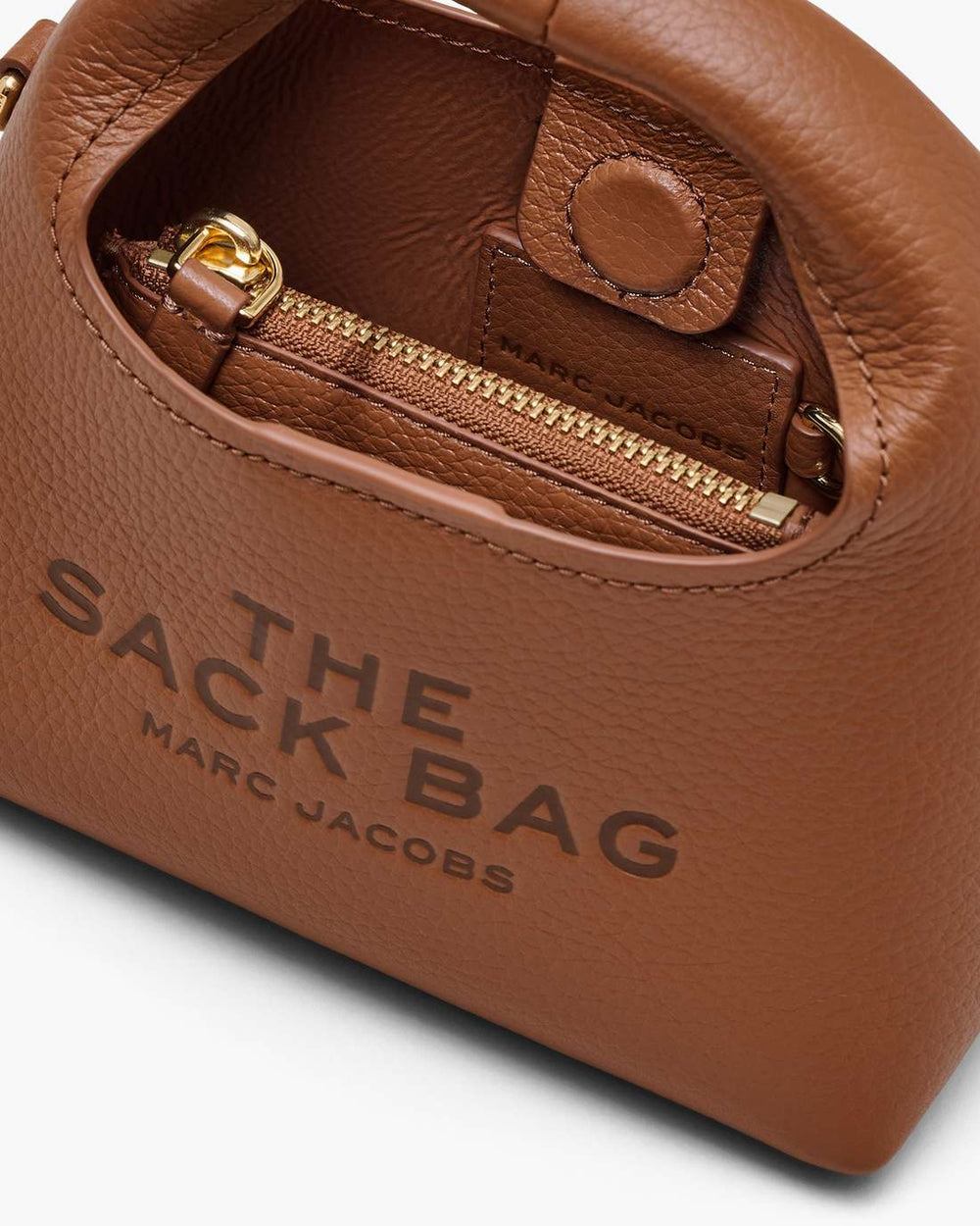 The Micro Crossbody Sack Bag Argan Oil - Marc Jacobs