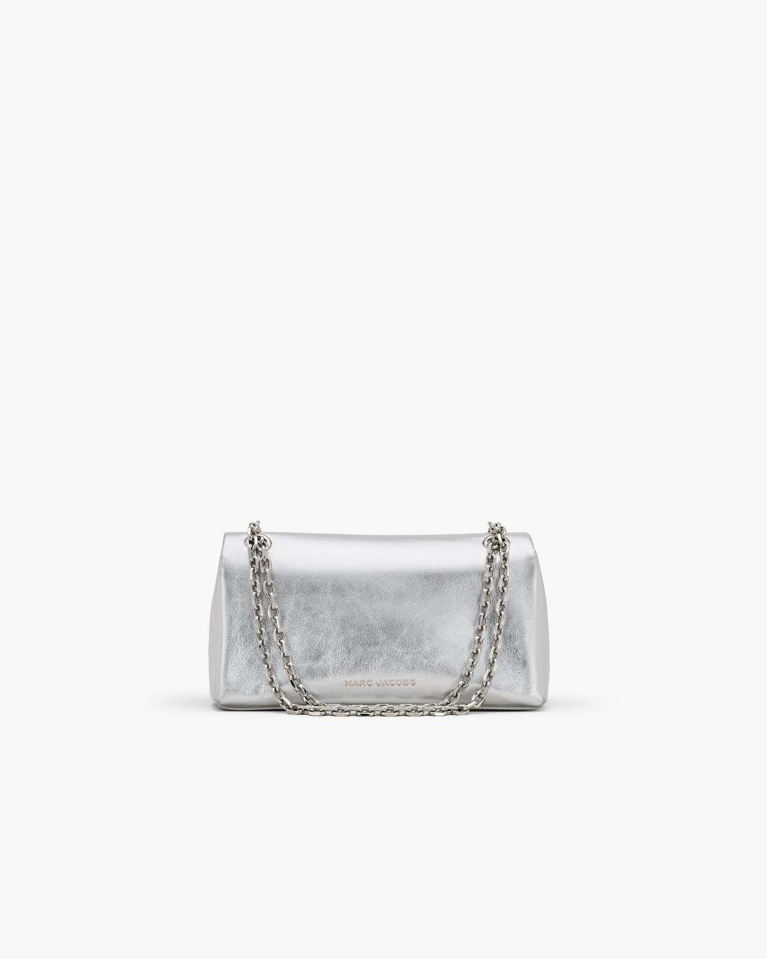 The Metallic Dual Chain Mini Bag Silver - Marc Jacobs